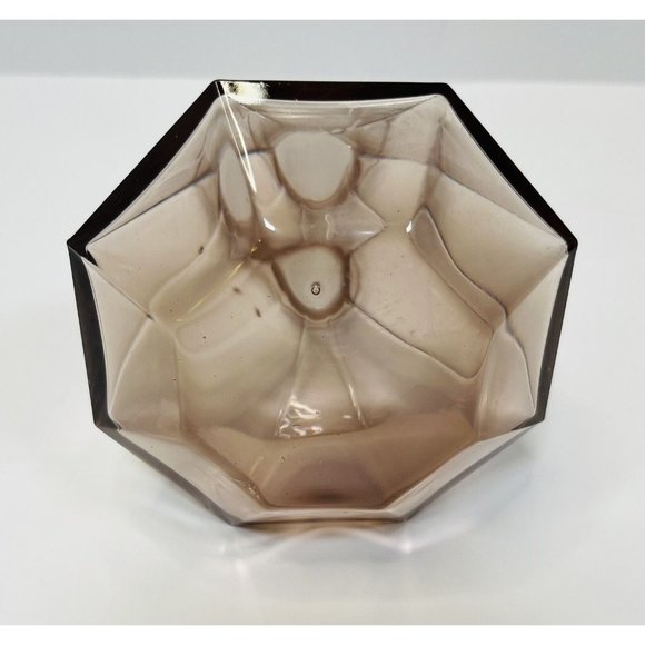 Crystal Perfume Bottle & Stopper Vintage Collezione Glass Line Italy 24% Lead 6” - Picture 7 of 8